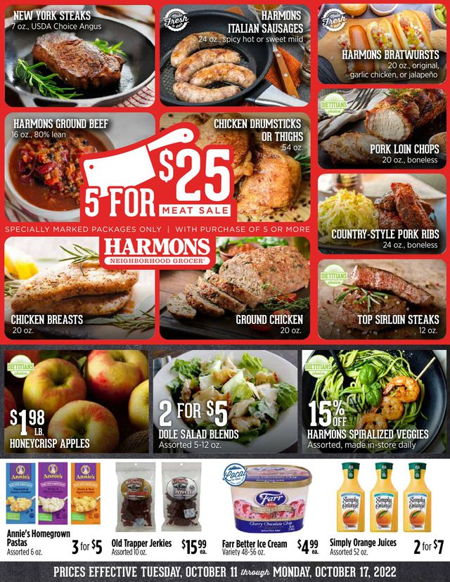 Harmons Ad from 10/11/2022