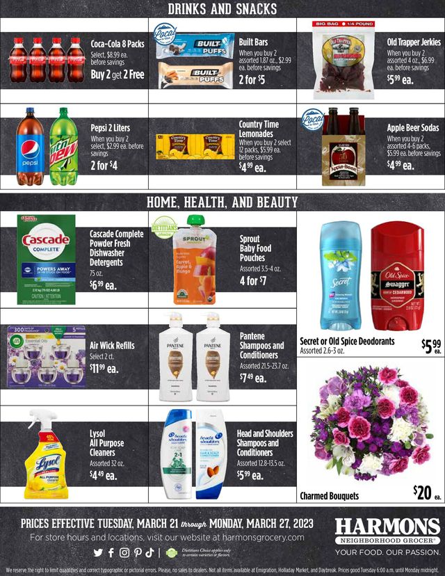 Harmons Ad from 03/21/2023