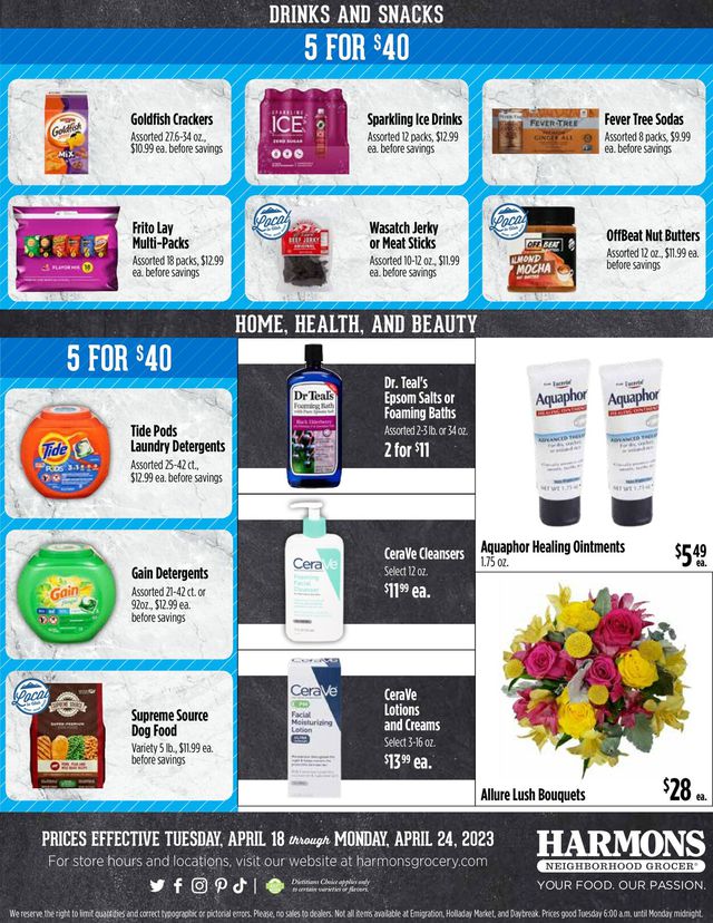 Harmons Ad from 04/18/2023