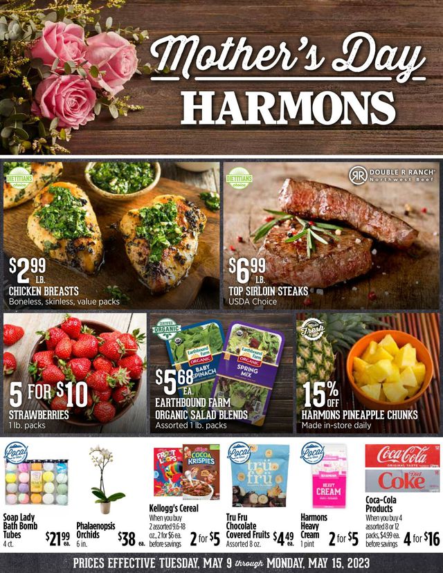 Harmons Ad from 05/09/2023