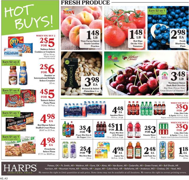 Harps Foods Ad from 07/28/2021