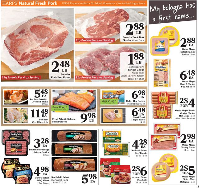 Harps Foods Ad from 10/20/2021