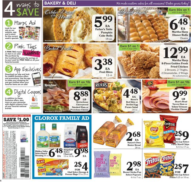 Harps Foods Ad from 10/05/2022