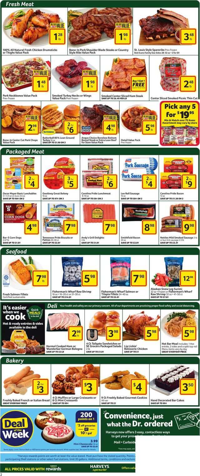 Harveys Supermarket Ad from 08/12/2020