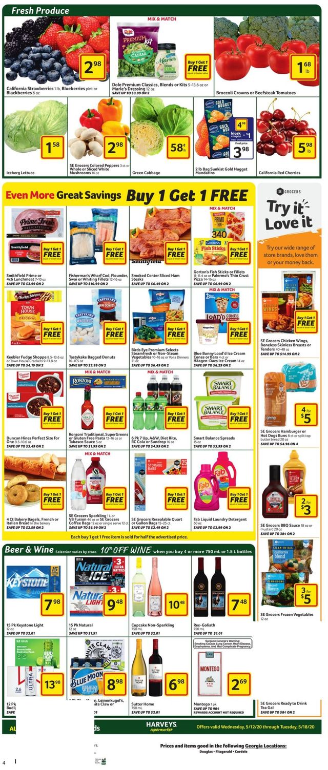 Harveys Supermarket Ad from 05/12/2021