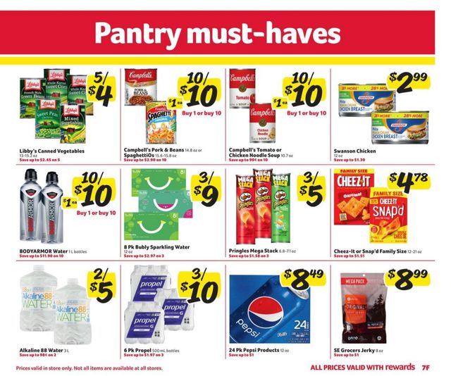 Harveys Supermarket Ad from 08/11/2021