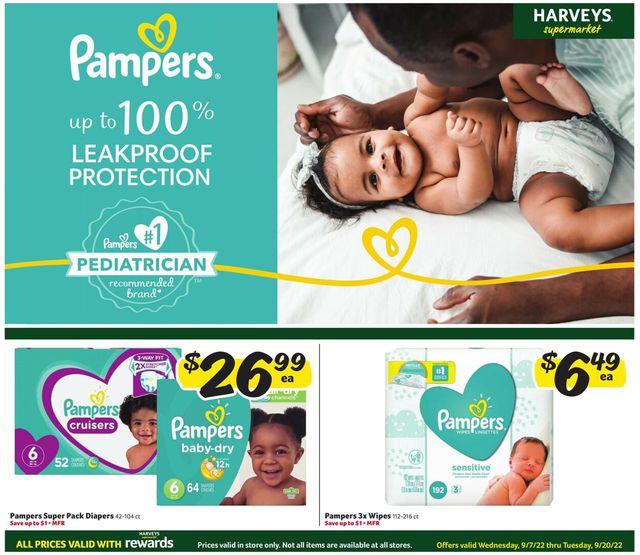 Harveys Supermarket Ad from 09/07/2022