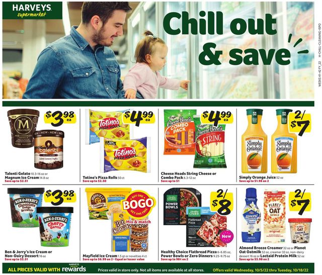 Harveys Supermarket Ad from 10/05/2022