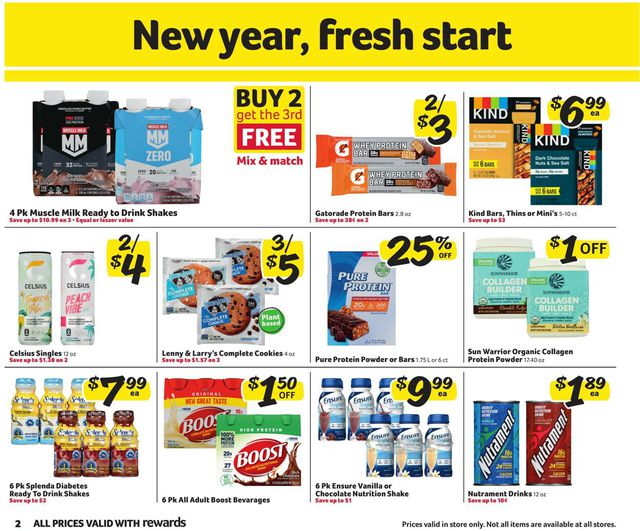 Harveys Supermarket Ad from 12/28/2022