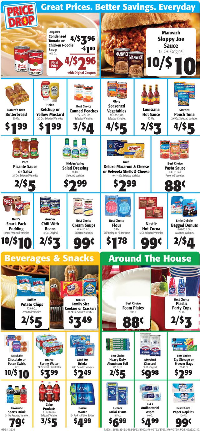 Hays Supermarket Ad from 09/23/2020