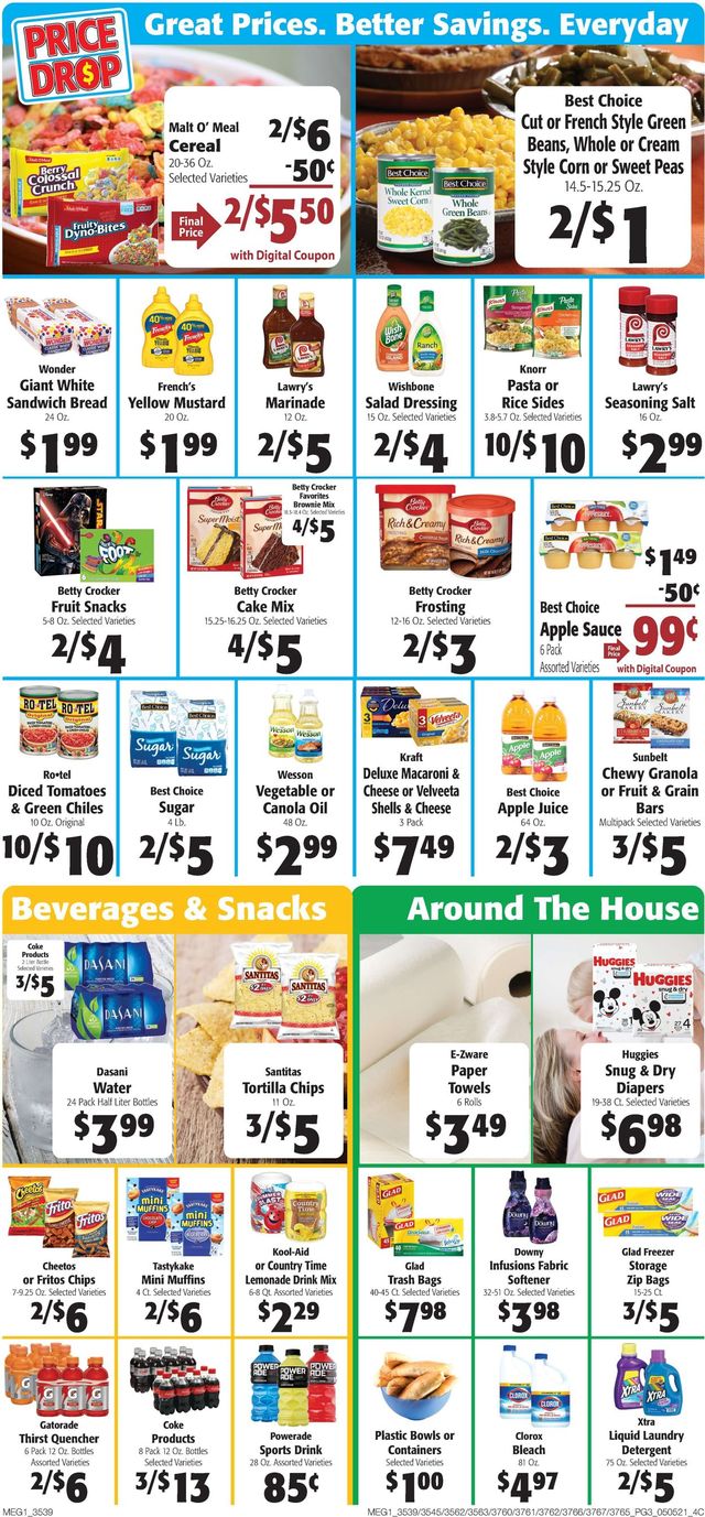 Hays Supermarket Ad from 05/05/2021