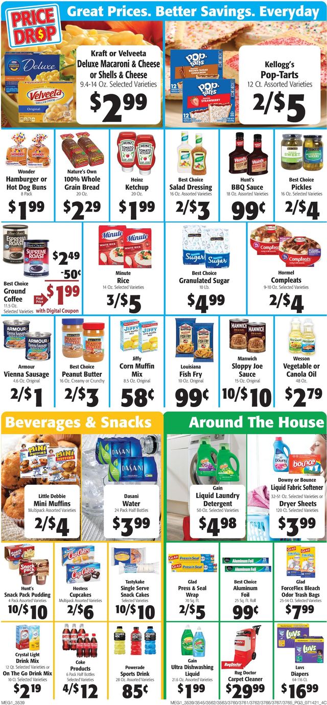 Hays Supermarket Ad from 07/14/2021
