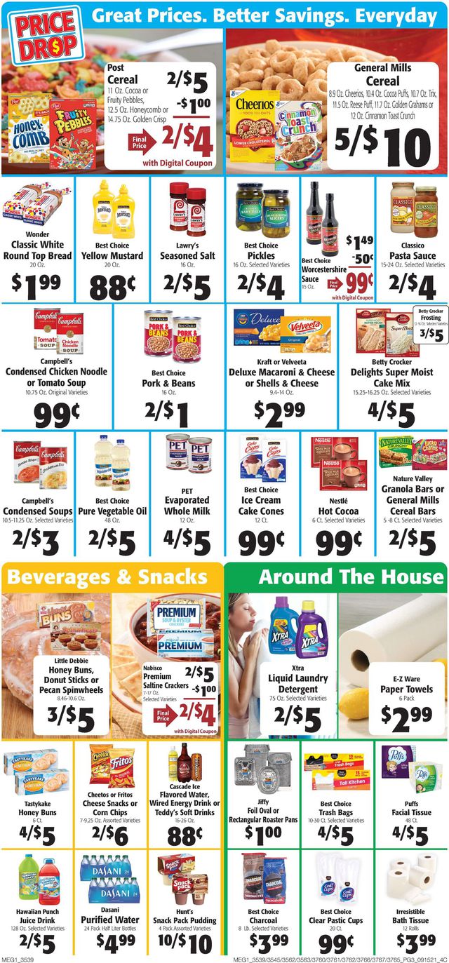 Hays Supermarket Ad from 09/15/2021