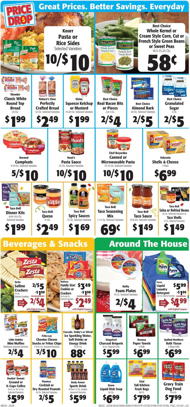 Hays Supermarket Ad from 10/13/2021