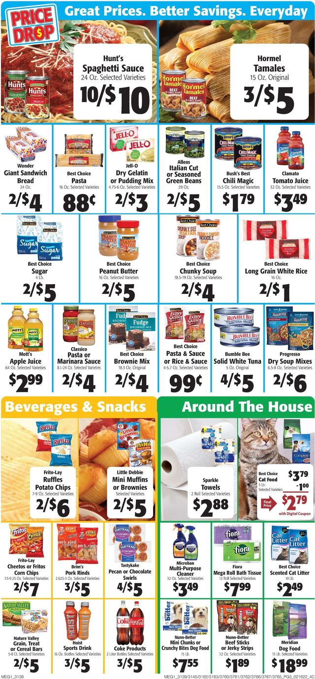 Hays Supermarket Ad from 02/16/2022