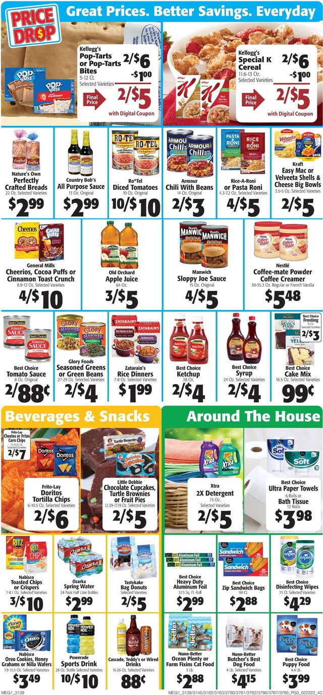 Hays Supermarket Ad from 02/23/2022