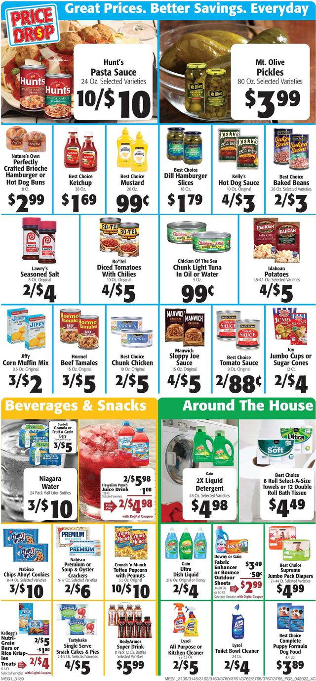 Hays Supermarket Ad from 04/20/2022