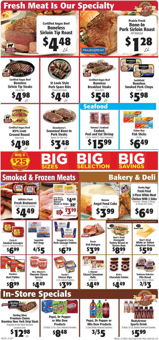 Hays Supermarket Ad from 04/27/2022