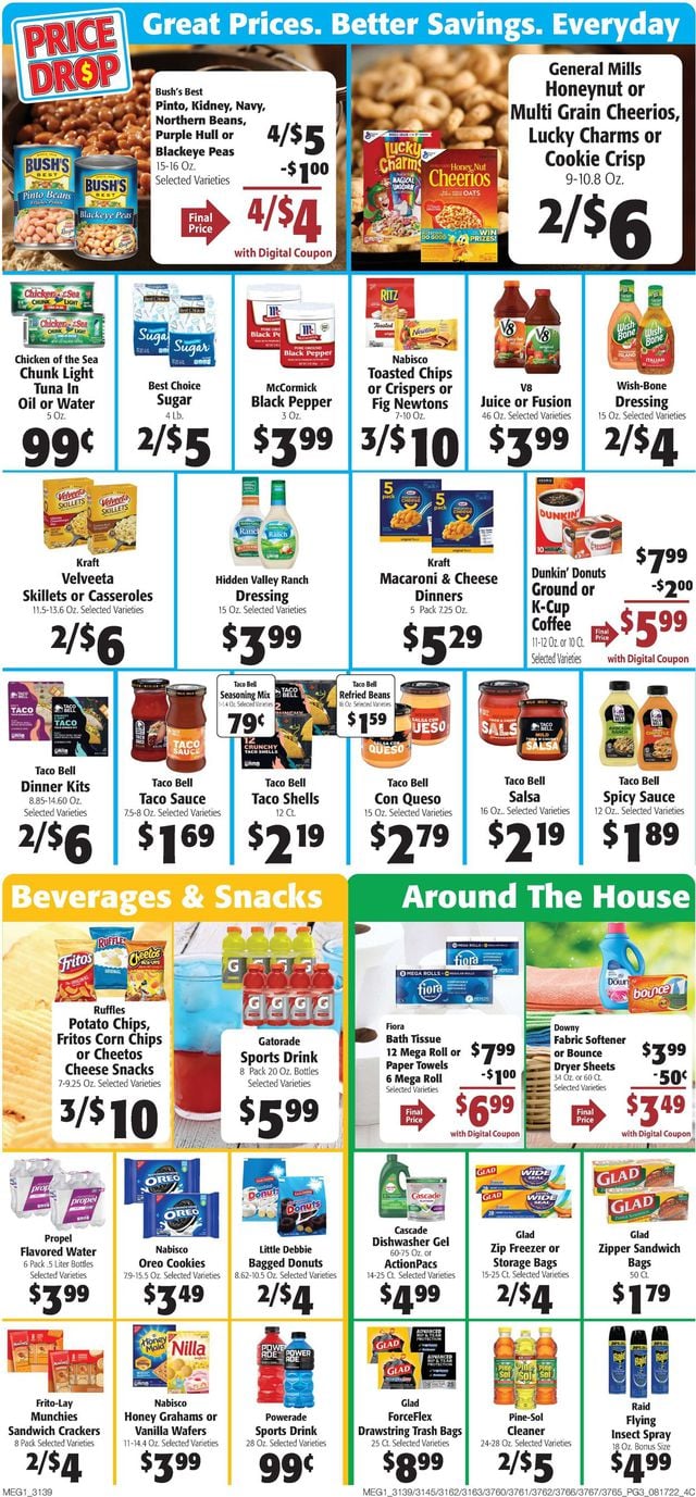 Hays Supermarket Ad from 08/17/2022