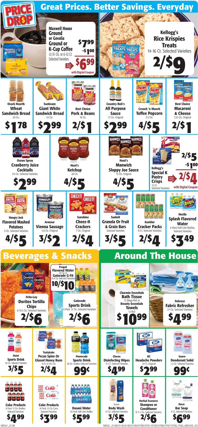 Hays Supermarket Ad from 08/24/2022