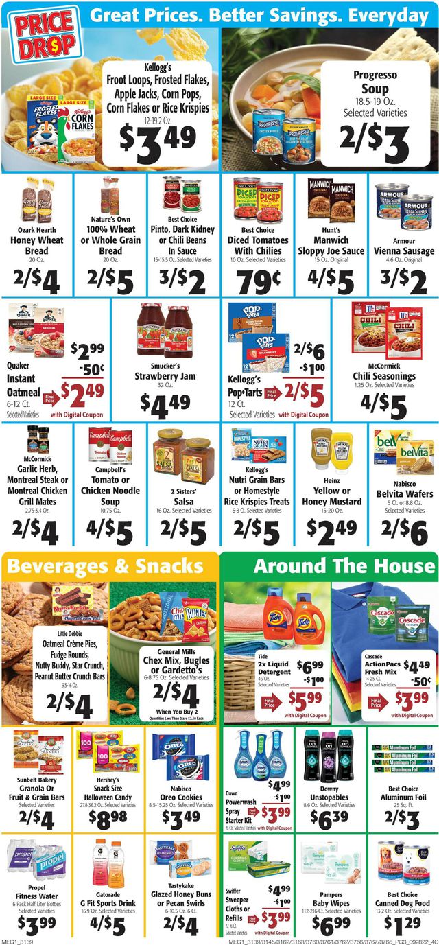 Hays Supermarket Ad from 09/28/2022