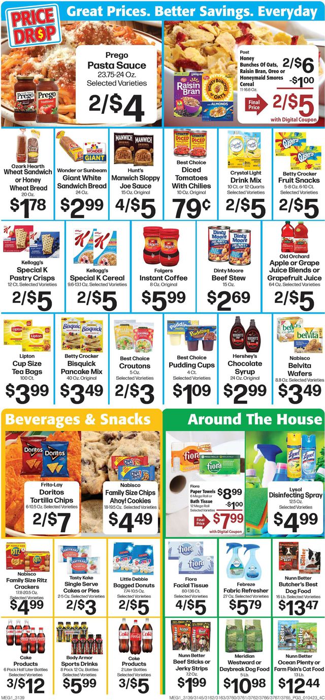 Hays Supermarket Ad from 01/04/2023