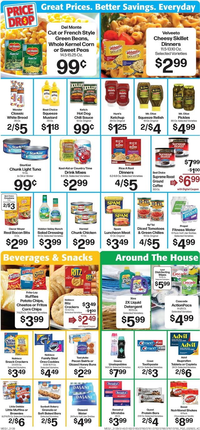 Hays Supermarket Ad from 03/29/2023