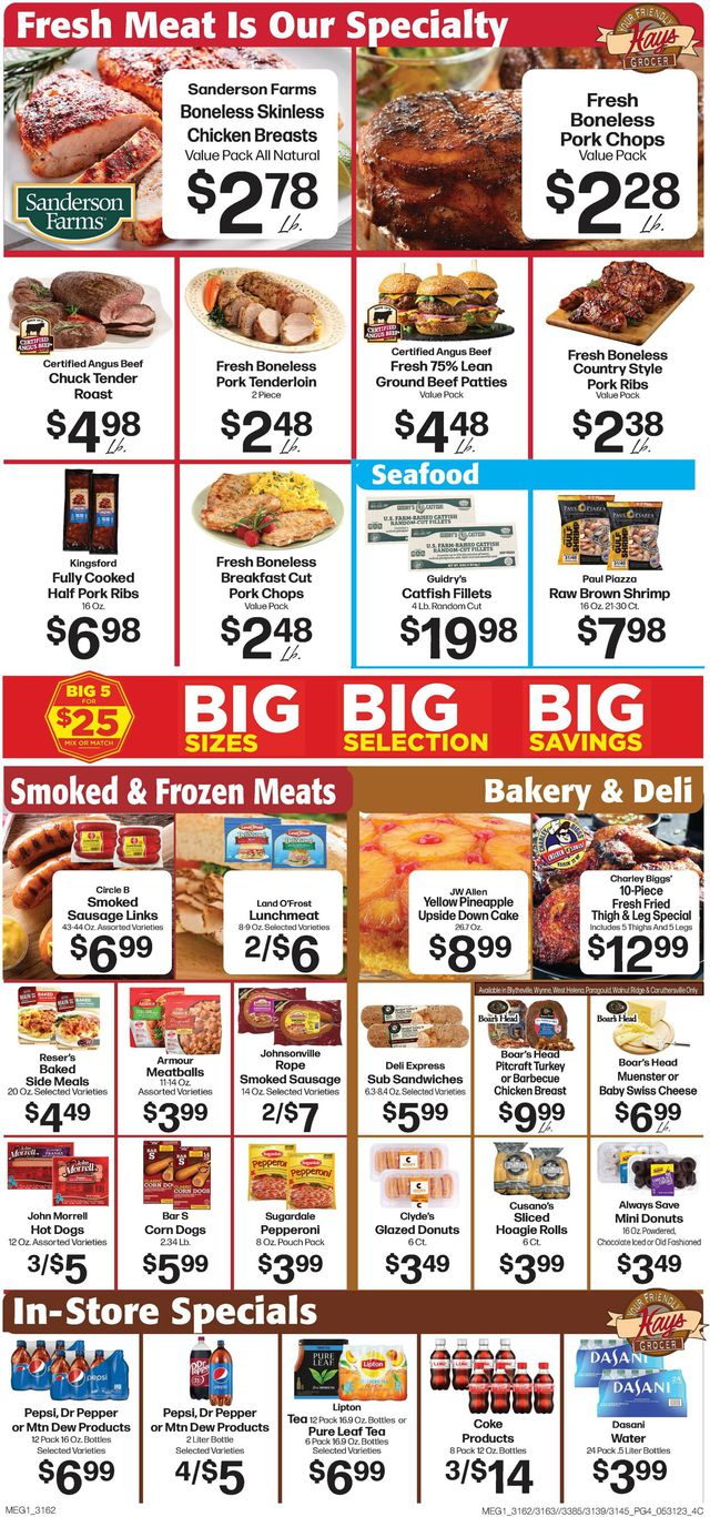 Hays Supermarket Ad from 05/31/2023
