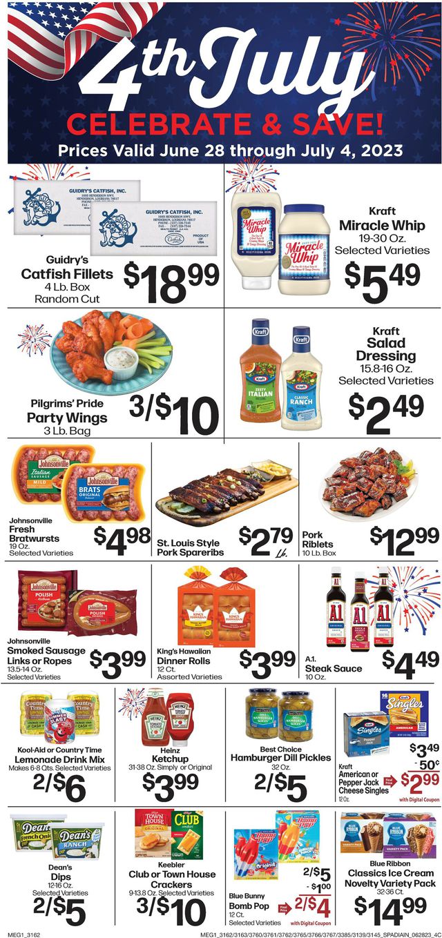Hays Supermarket Ad from 06/28/2023