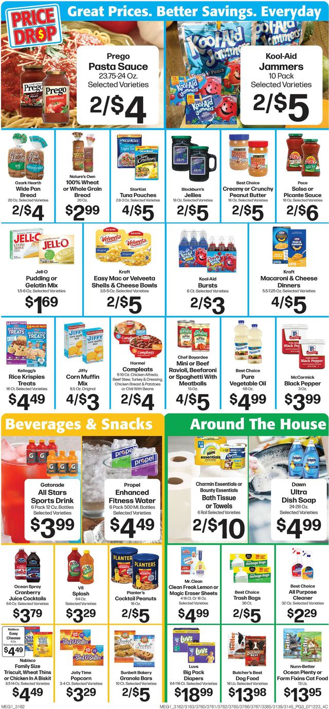 Hays Supermarket Ad from 07/12/2023
