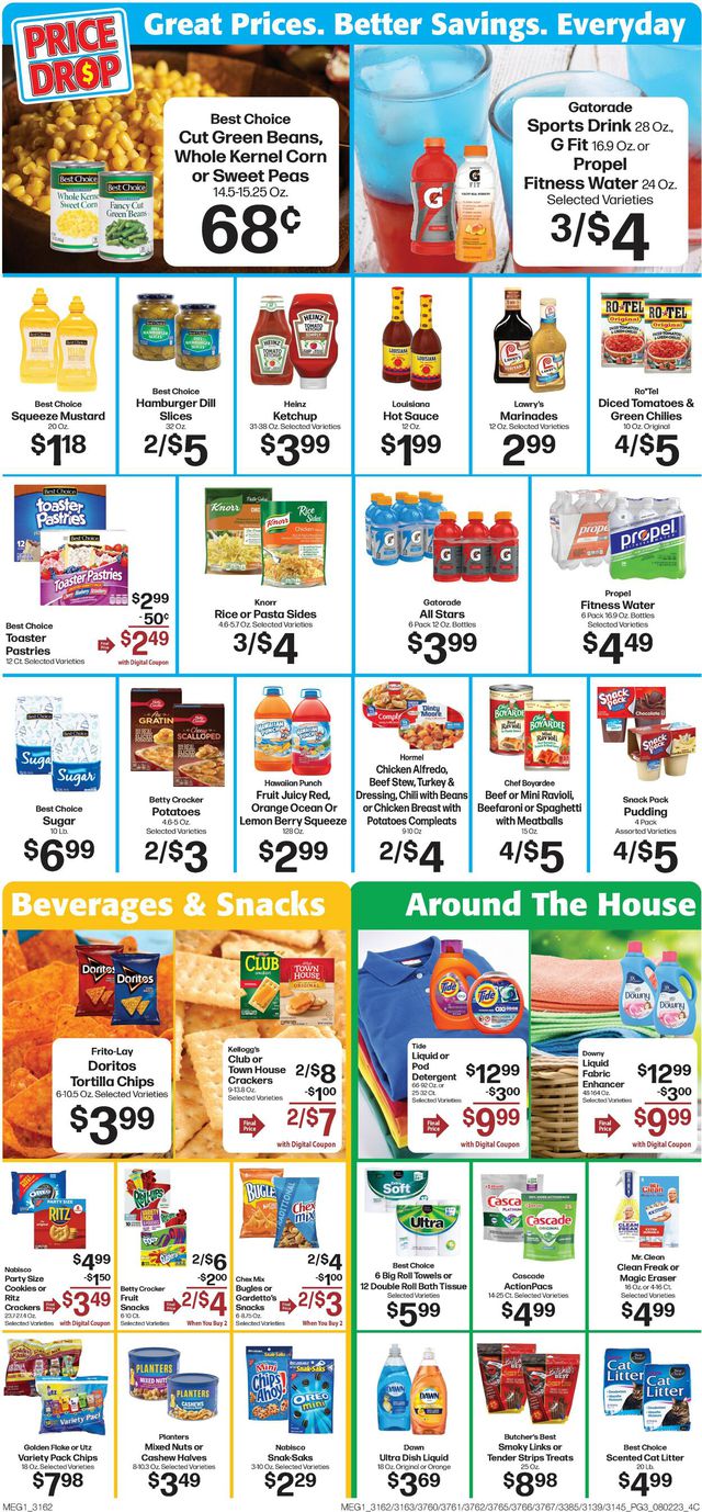 Hays Supermarket Ad from 08/02/2023
