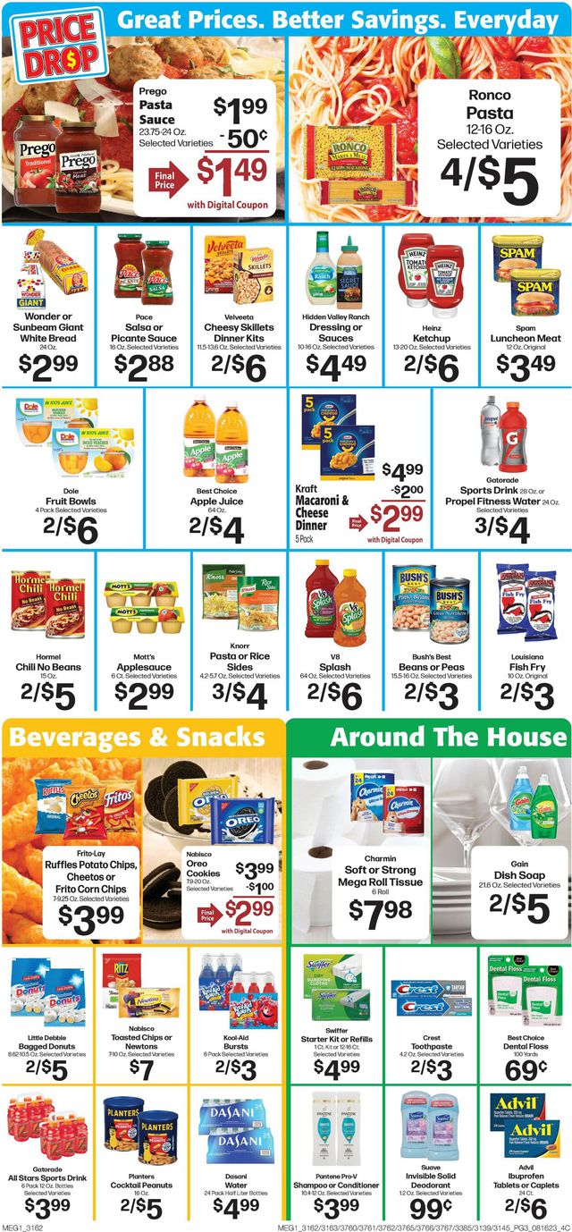 Hays Supermarket Ad from 08/16/2023