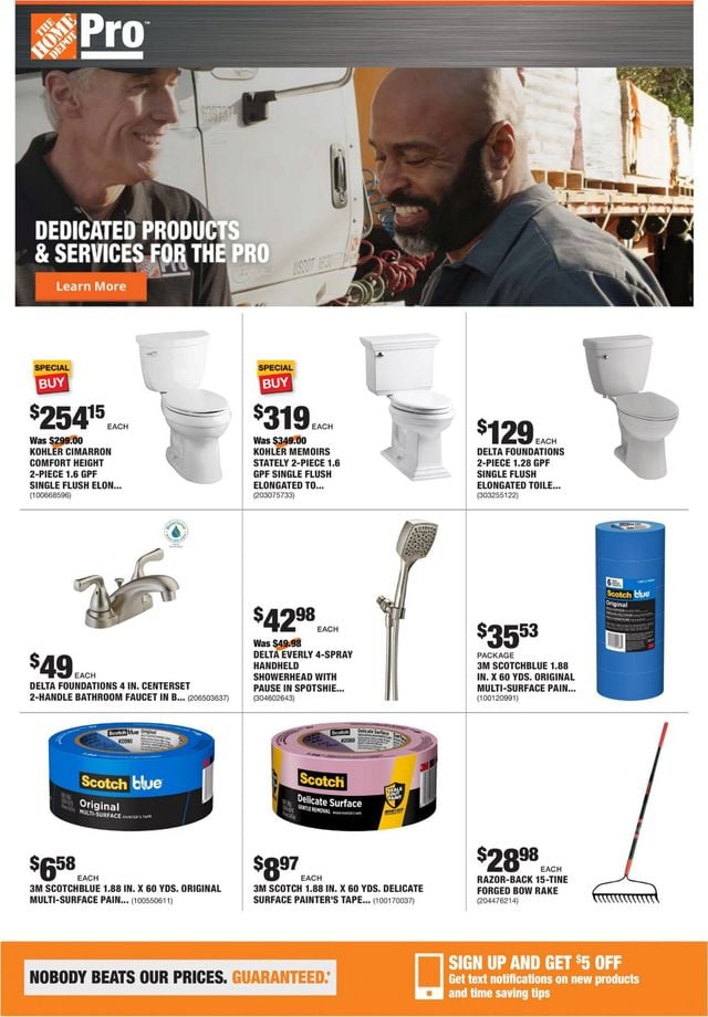 Home Depot Ad from 07/15/2019