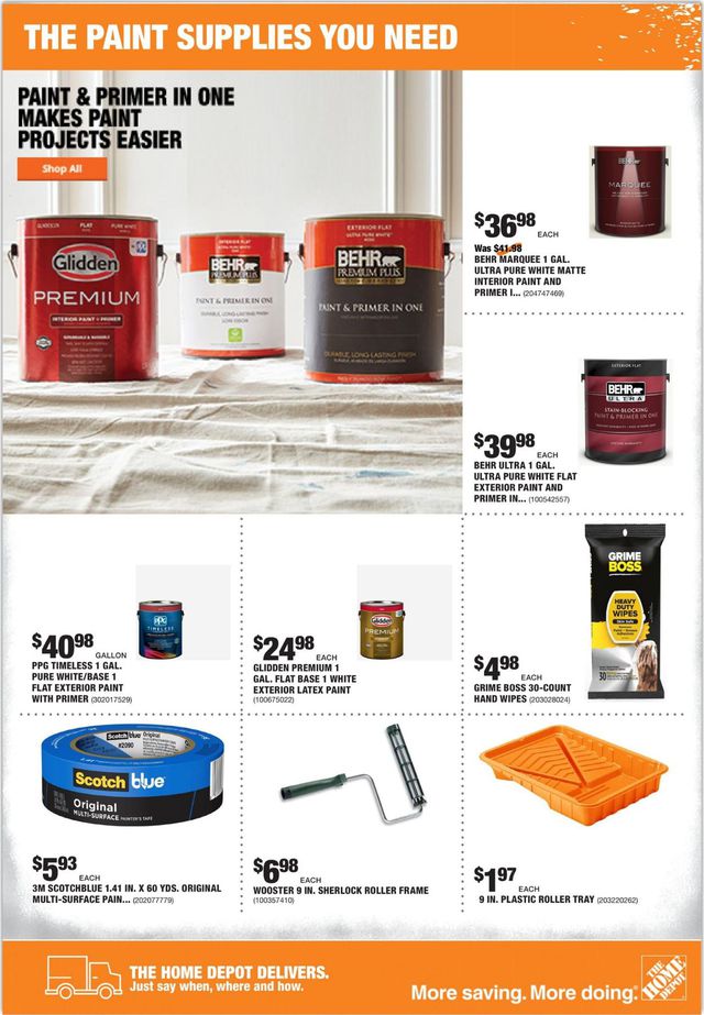 Home Depot Ad from 10/10/2019