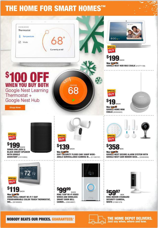 Home Depot Ad from 12/05/2019