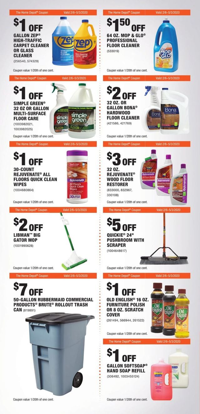 Home Depot Ad from 02/06/2020