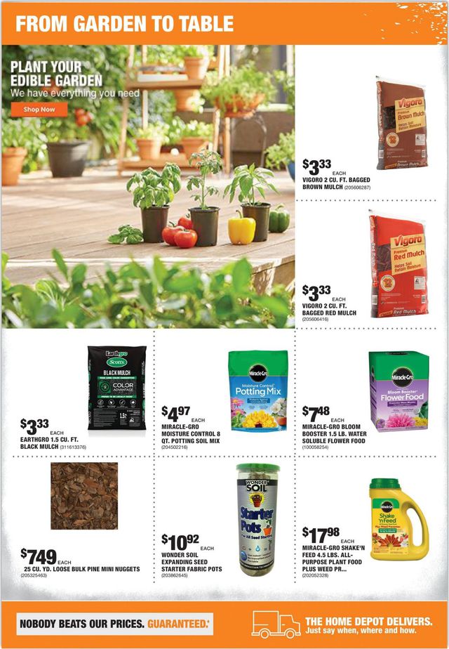 Home Depot Ad from 03/19/2020