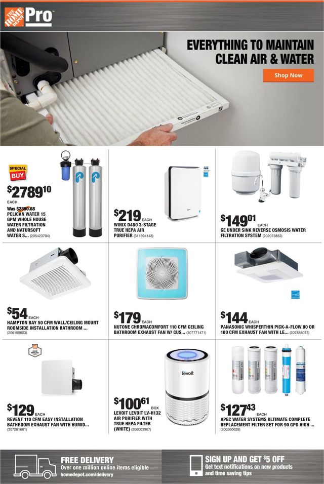 Home Depot Ad from 07/13/2020