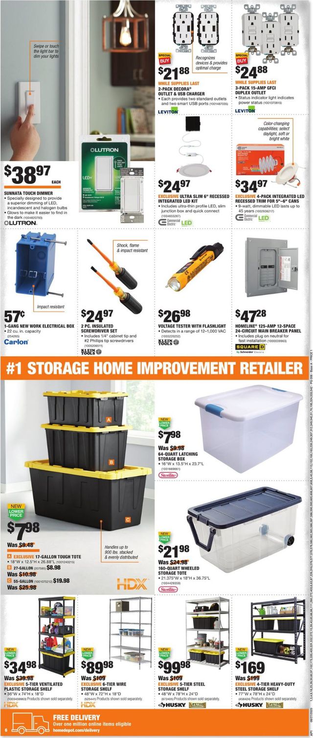 Home Depot Ad from 08/27/2020