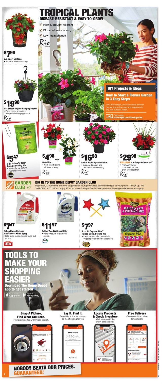 Home Depot Ad from 05/20/2021