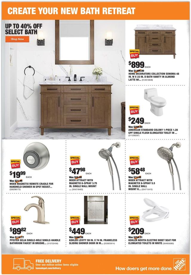 Home Depot Ad from 08/05/2021