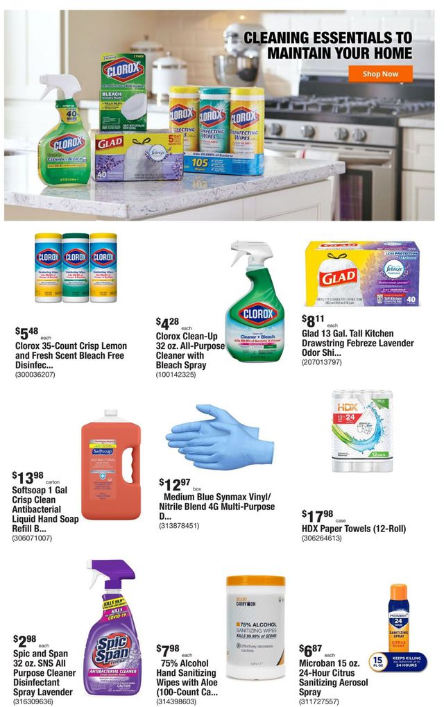 Home Depot Ad from 01/13/2022