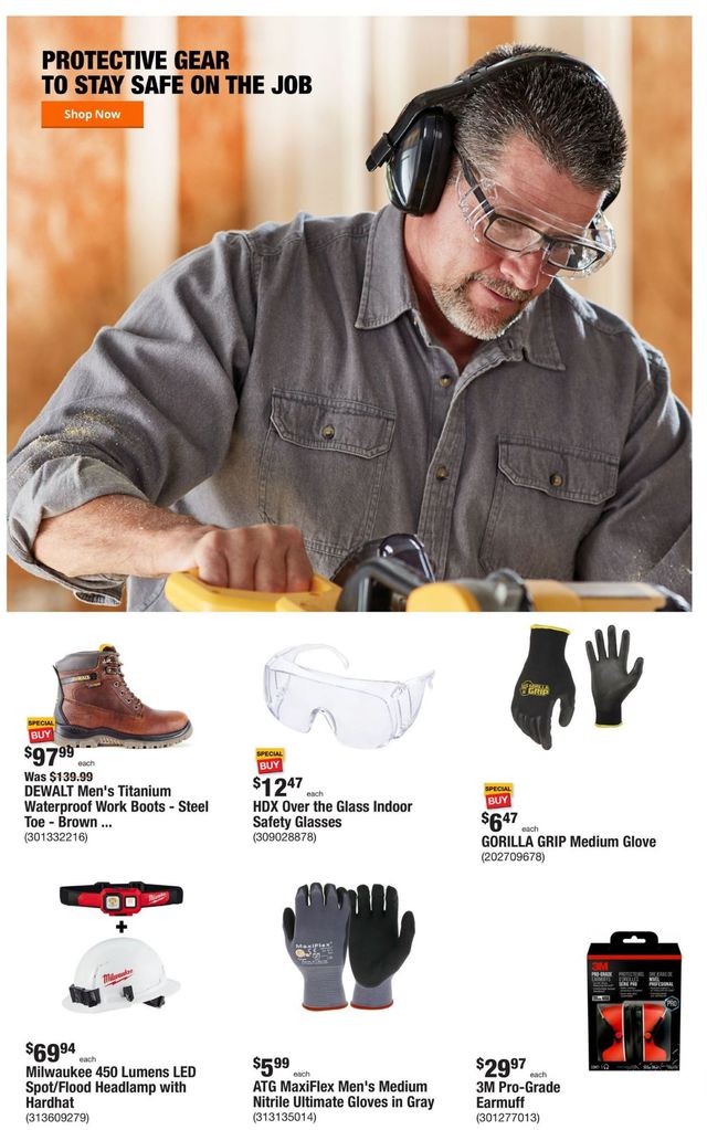 Home Depot Ad from 02/07/2022