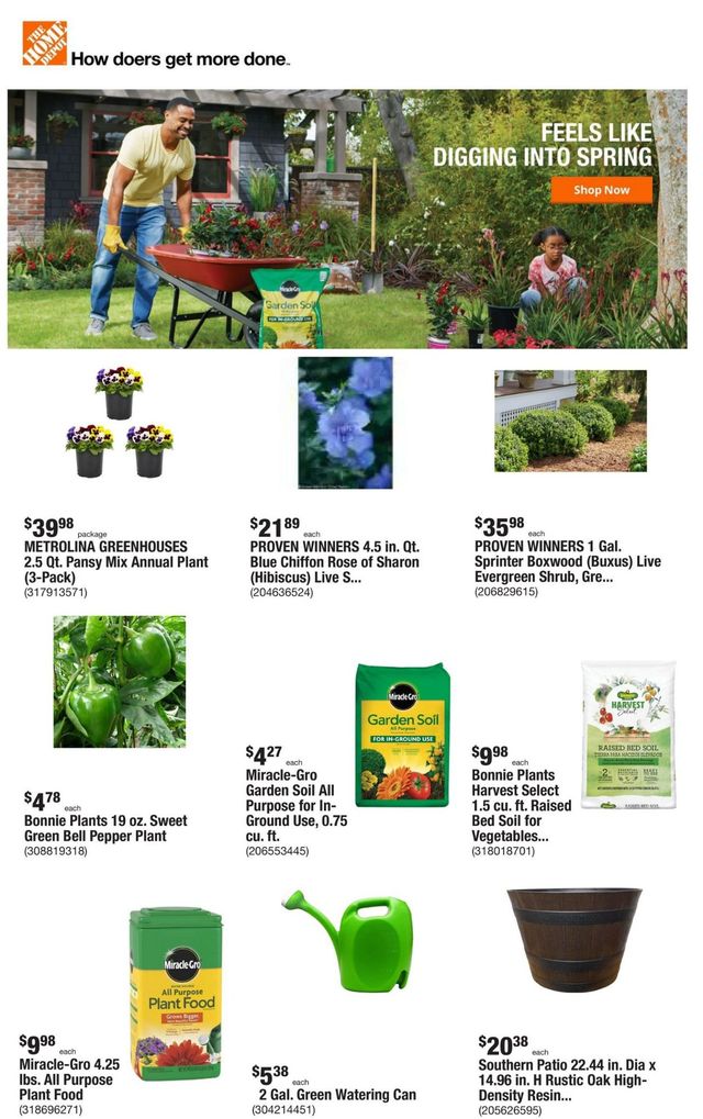 Home Depot Ad from 03/10/2022