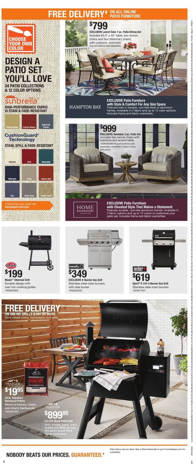 Home Depot Ad from 04/07/2022