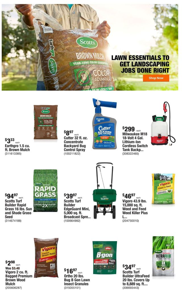 Home Depot Ad from 05/16/2022