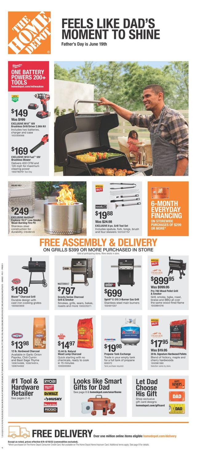 Home Depot Ad from 06/09/2022