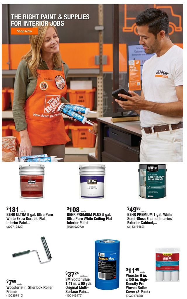 Home Depot Ad from 07/25/2022