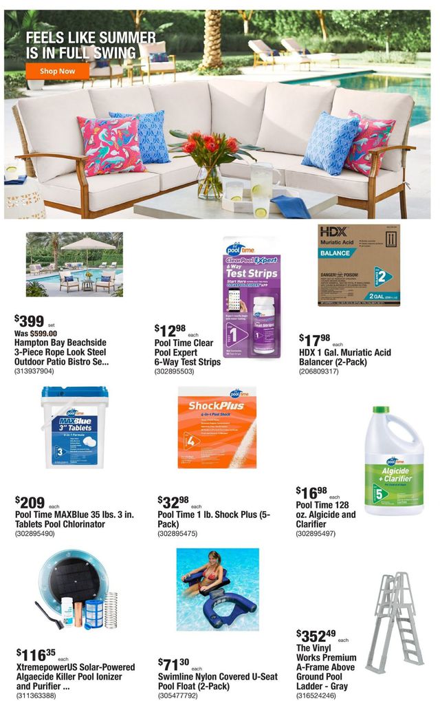 Home Depot Ad from 07/28/2022