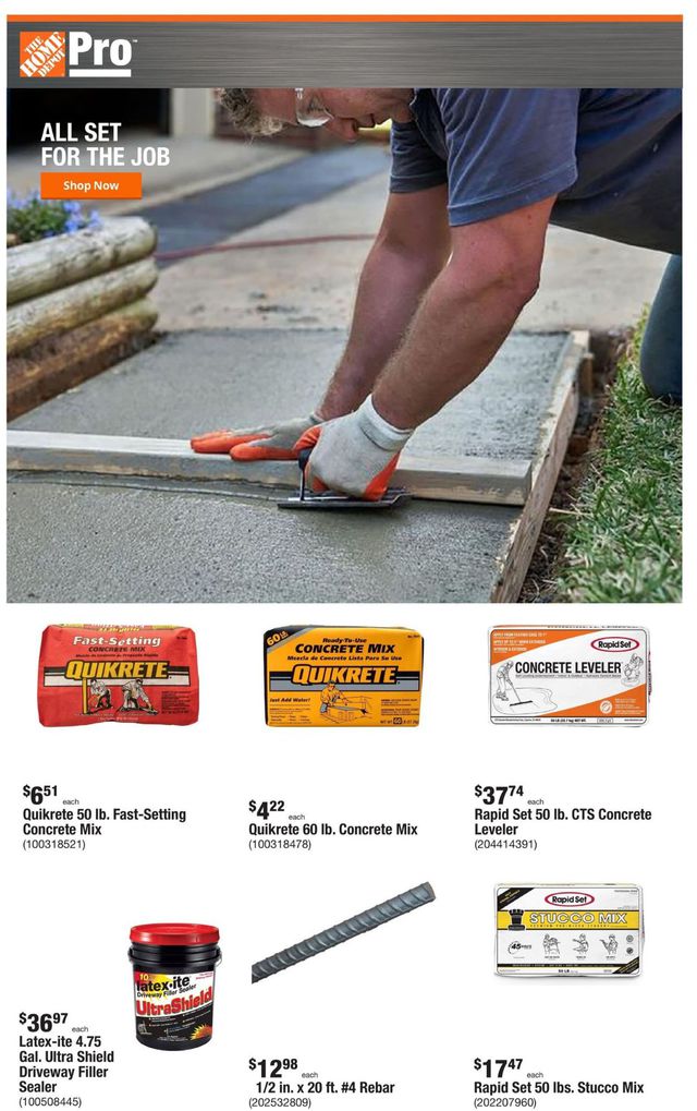 Home Depot Ad from 08/01/2022